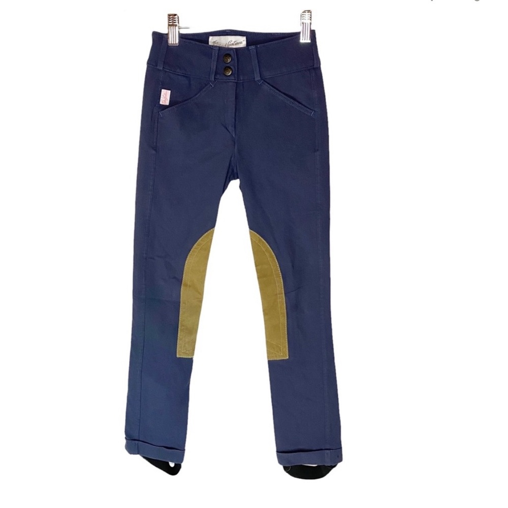 The Tailored Sportsman English Riding Habits Blue Tan Trophy Hunter Breeches